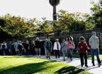 Walking group adding steps to their day